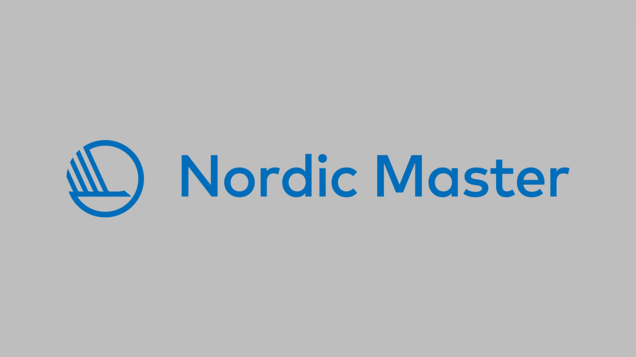 Nordisk Ministerråds logo for 'Nordic Master'